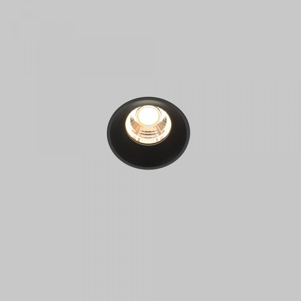 фото Встраиваемый светильник Maytoni Technical Round DL058-7W3K-TRS-B, черный