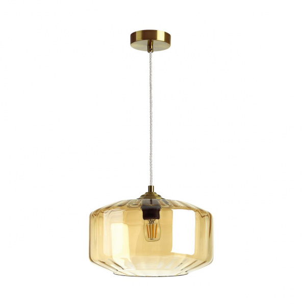 Янтарный/бронзовый Подвес E27 60W BINGA PENDANT, арт. 4747/1