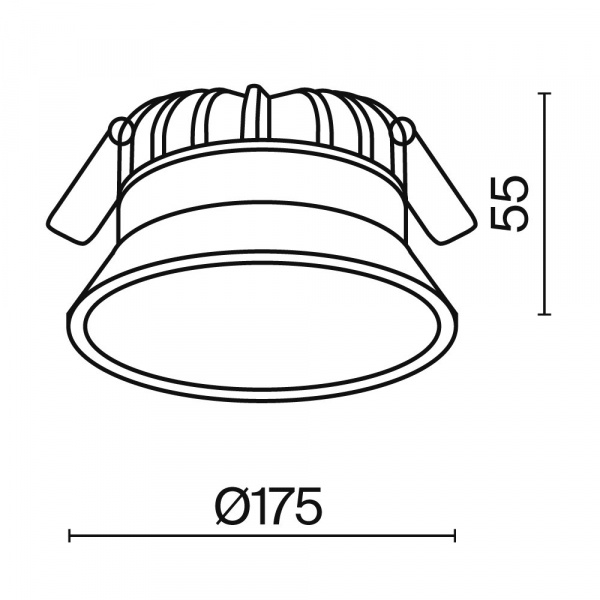 фото Встраиваемый светильник Maytoni Technical Okno DL053-24W4K-W, белый