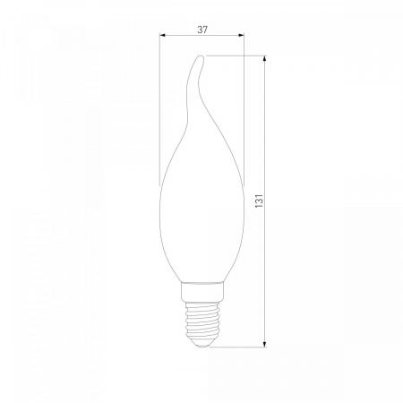 фото Светодиодная лампа Свеча на ветру BLE1420 СDW LED D 6W 6500K E14