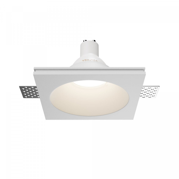 Встраиваемый светильник Maytoni Technical Gyps Modern DL129-GU10-01-W, белый