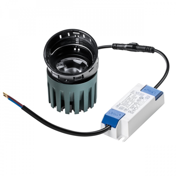 Модуль светодиодный 12W 8° 3000K STELLA PRO, зеленый Lightstar 075083