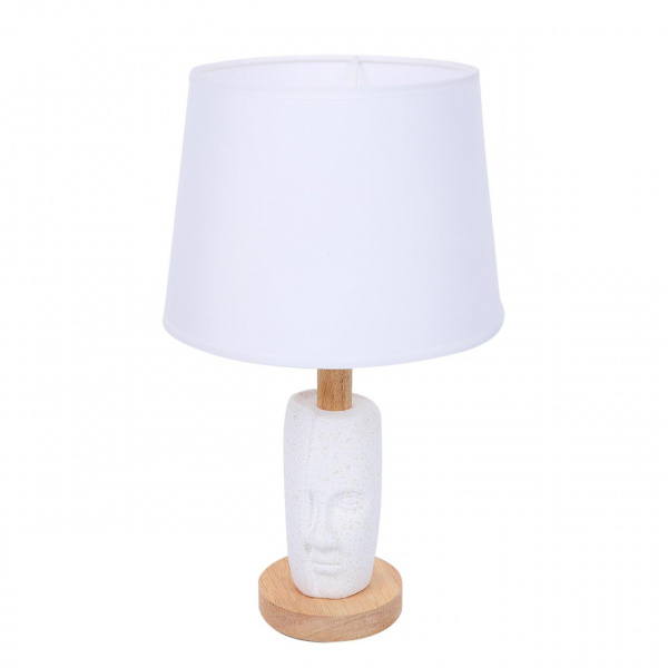 Белый, керамика/текстиль Настольная лампа Е27 1*60W 220V VISIONA MODERNI, арт. 8210/1T