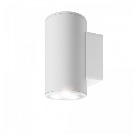 фото Уличный настенный светильник Maytoni Outdoor Shim O303WL-L10W3K, белый
