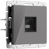 фото Розетка Ethernet RJ-45 (графит акрил) W1181044