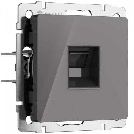 фото Розетка Ethernet RJ-45 (графит акрил) W1181044