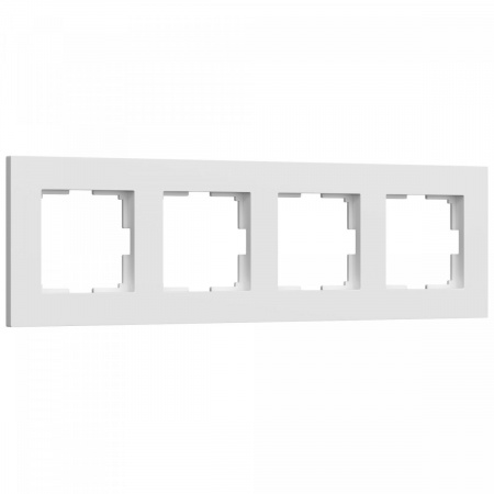 фото Рамка из поликарбоната на 4 поста Slab белый софт W0042961