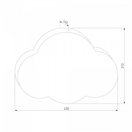 фото Настенный светильник 10006 Cloud