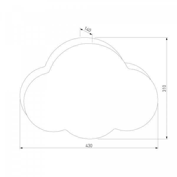 фото Настенный светильник 10006 Cloud