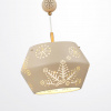 фото Бежевый/античная бронза/металл/керамика Подвес E27 1*40W KARELIA PENDANT, арт. 5444/1A