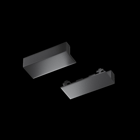 фото Комплект заглушек Radity 2 штуки, черный Maytoni Technical TRA084EC-112B