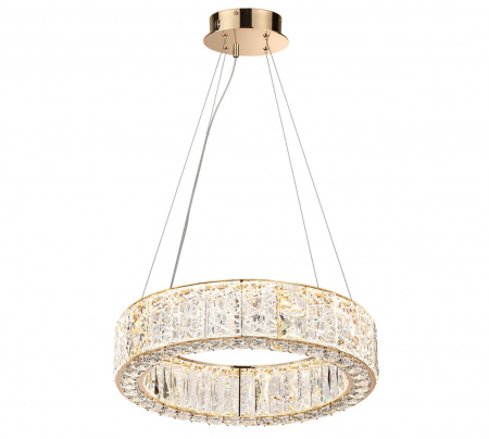 фото Золото/прозрачный/металл/хрусталь/стекло Люстра LED 46W 3700K VERSION HALL, арт. 5071/60L