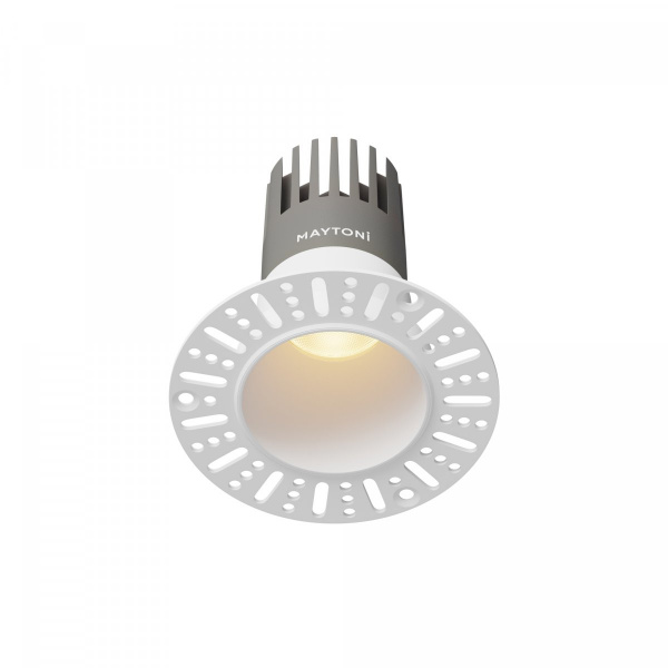 Встраиваемый светильник Maytoni Technical Dip DL120-10W-3K-TRS-W, белый
