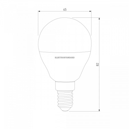 фото Светодиодная лампа G45 7W 4200K E14 BLE1406