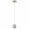 Золото/прозрачный/металл/акрил Подвес LED 5W 4000K 240Лм JEMSTONE L-VISION, арт. 5085/5L