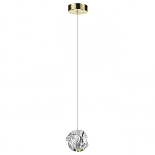 Золото/прозрачный/металл/акрил Подвес LED 5W 4000K 240Лм JEMSTONE L-VISION, арт. 5085/5L
