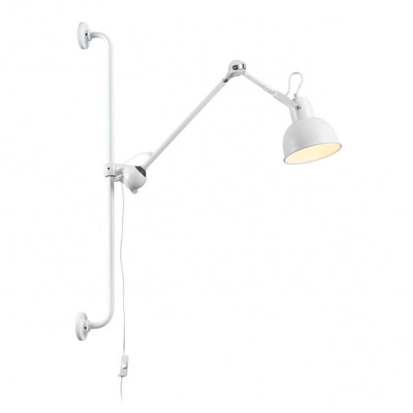 Белый Бра на кронштейне Е14 1*40W ARTA MODERN, арт. 4126/1WA