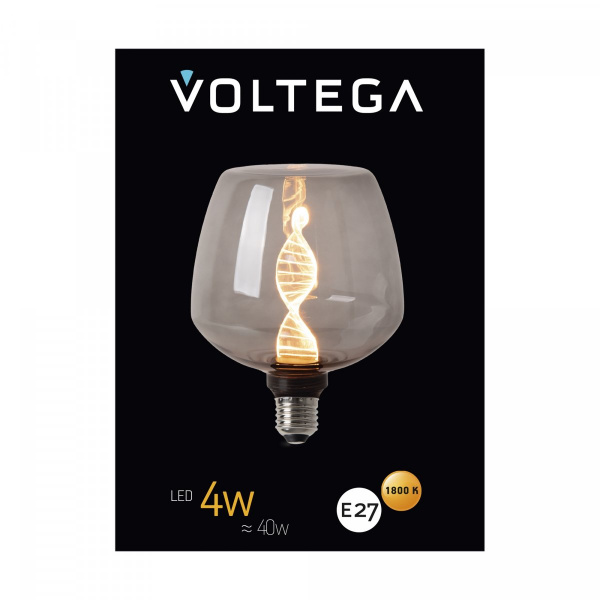 фото лампа филаментная Voltega 8595, дымчатый
