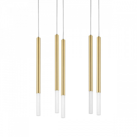 фото Люстра подвесная Tubo, золото Lightstar L5T747143