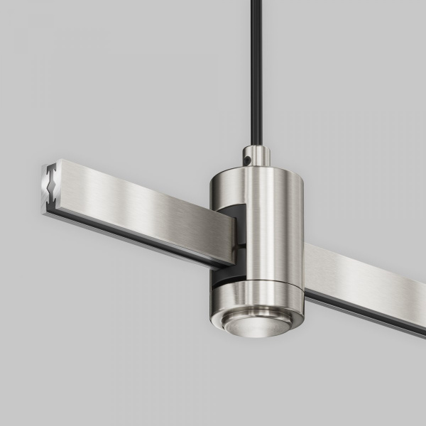 фото Подвес тросовый Hang с вводом питания Flarity платина Maytoni Technical TRA157SW-B1-PT