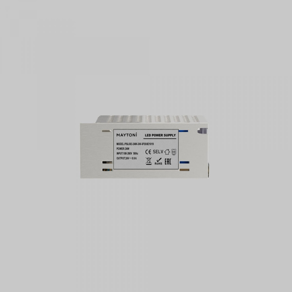 фото Источник напряжения PSL002 24В 24Вт IP 20 Maytoni 821019, серебро
