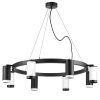 Люстра подвесная Rullo, черный Lightstar LR01837436476
