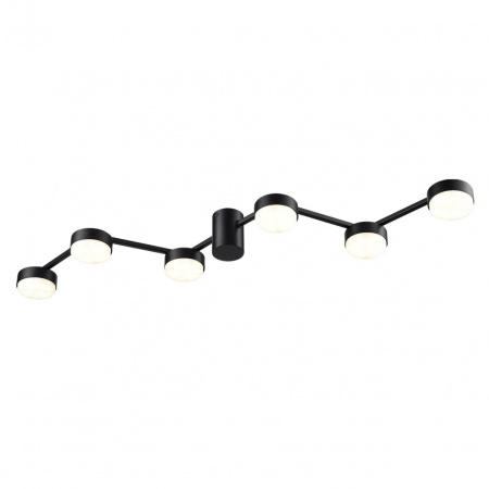 фото Черный, металл Люстра потолочная LED GX53 6*7W 220V SANATA COMFI, арт. 8187/6C