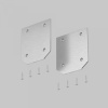 фото Заглушка торцевая к профилю, 2шт Maytoni Technical TRA034MPEC-21S(N), серебро