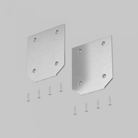 фото Заглушка торцевая к профилю, 2шт Maytoni Technical TRA034MPEC-21S(N), серебро