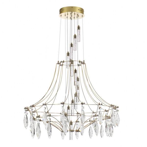 Люстра золото/металл/хрусталь IP20 LED 51W 4000K FLAMENCO CLASSIC, арт. 7000/51L