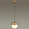 фото Античн.бронза/металл/белый/стекло Подвес E27 1*40W PINGA PENDANT, арт. 4960/1