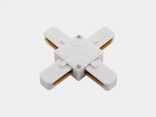 фото SWG X-Коннектор для однофазных накладных трековых систем KXZ-WH-X