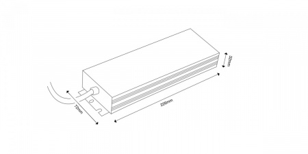 фото Блок питания SWG для светодиодных лент TPW, 300 W Влагозащитный, 12 V, MTPW-300-12