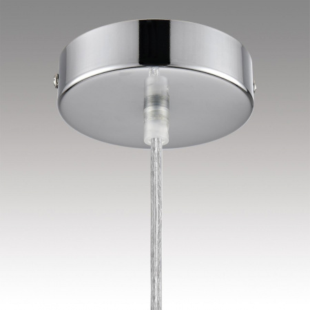 фото Хром/серый/прозрачный, металл/стекло Подвесной светильник G9 1*20W 220V GALLO MODERNI, арт. 8066/1A