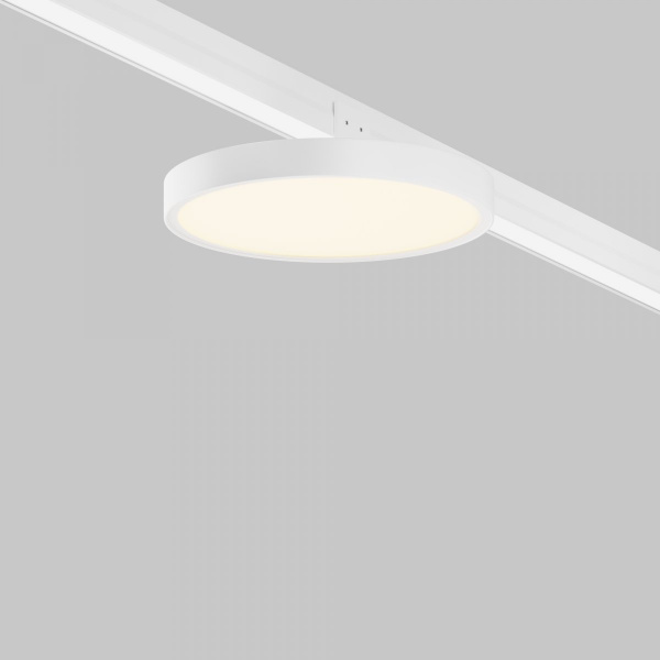 фото Уличный трековый светильник Maytoni Outdoor Zon IP O-TR01-1-F-18WW3K, белый
