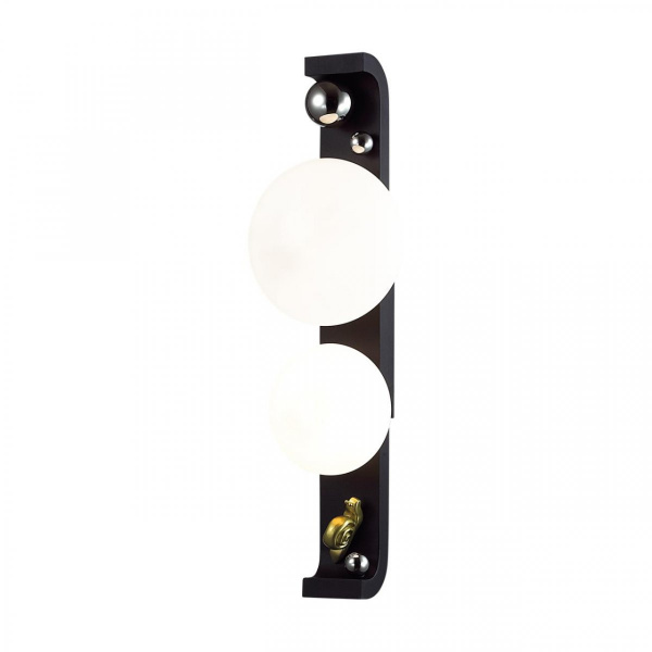 фото Уличный настенный светильник IP54, черный Odeon Light LUMA, арт. 5434/2W