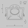 фото Встраиваемый светильник Maytoni Technical Dot DL029-2-01W, белый