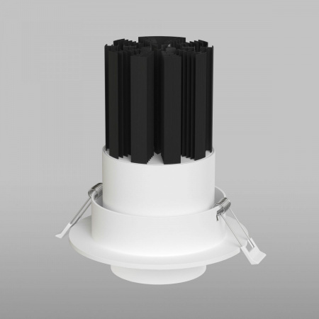 фото Встраиваемый светодиодный светильник с регулировкой угла освещения 9919 LED 10W 4200K белый