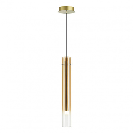 фото Золотой/янтарный/металл/стекло Подвес LED 4W 3000K SHINY PENDANT, арт. 5061/5LB