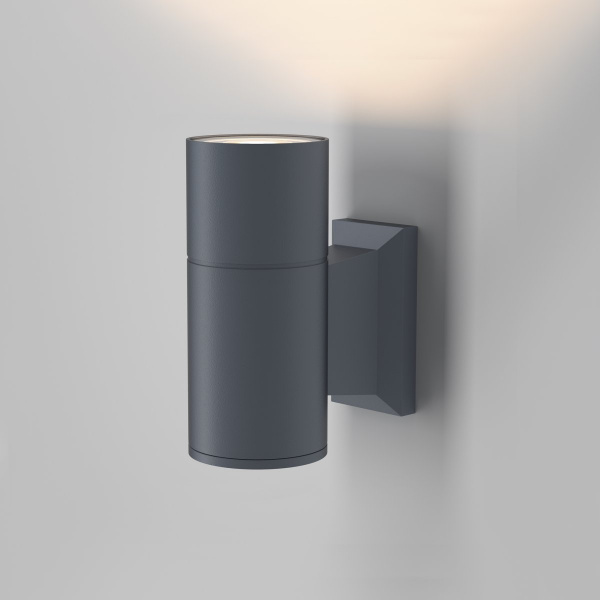 фото Уличный настенный светильник Maytoni Outdoor Bowery O574WL-01GR, серый