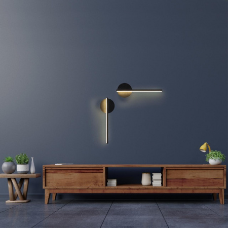 фото Черный Настенный светильник LED 10W 3000К 220V ELERI LEDIO, арт. 5605/9WL