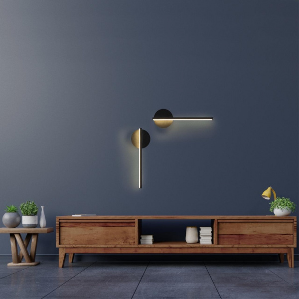 фото Черный Настенный светильник LED 10W 3000К 220V ELERI LEDIO, арт. 5605/9WL