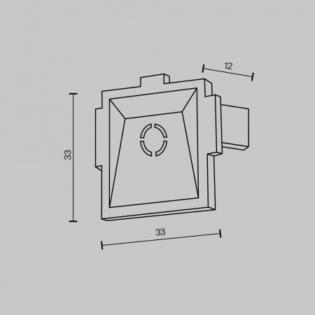 фото Комплект заглушек к встраиваемому шинопроводу Radity 2шт Maytoni Technical TRA084EC-12B, черный