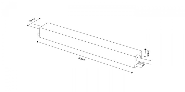 фото Блок питания SWG для светодиодных лент TPW, 30 W Влагозащитный, 12 V, MTPW-30-12