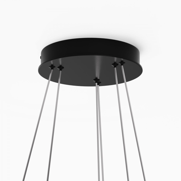 фото Подвесной светильник Maytoni Rim MOD058PL-L74BK, черный
