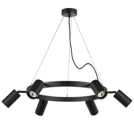 фото Люстра подвесная Rullo, черный Lightstar LR016376