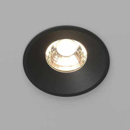 фото Встраиваемый светильник Maytoni Technical Round DL058-12W3K-B, черный