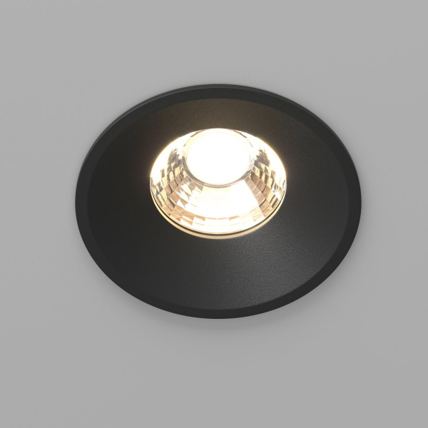 фото Встраиваемый светильник Maytoni Technical Round DL058-12W3K-B, черный