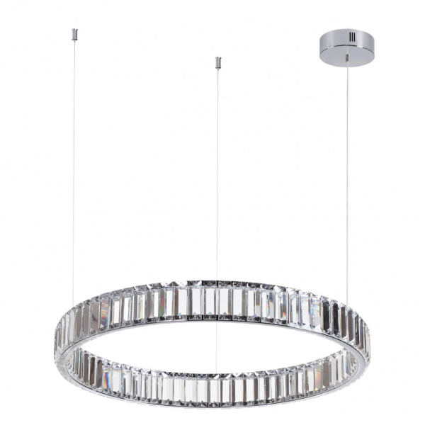 Хром/прозрачный металл/хрусталь Люстра LED 36W 4000K 4280Лм VEKIA L-VISION, арт. 4930/36L