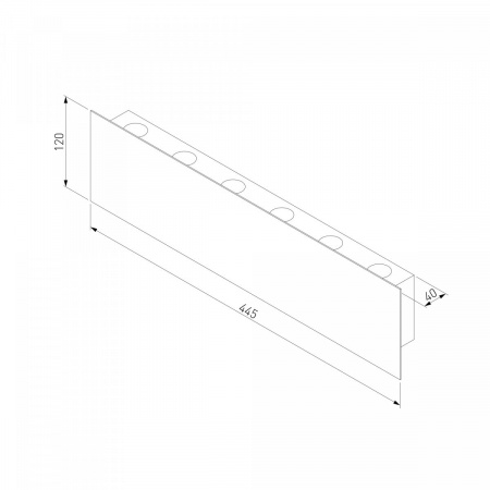 фото Настенный светодиодный светильник Angle LED 40139/1 40139/1 LED